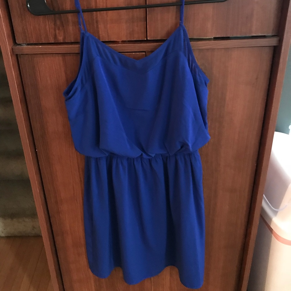 Blue dress